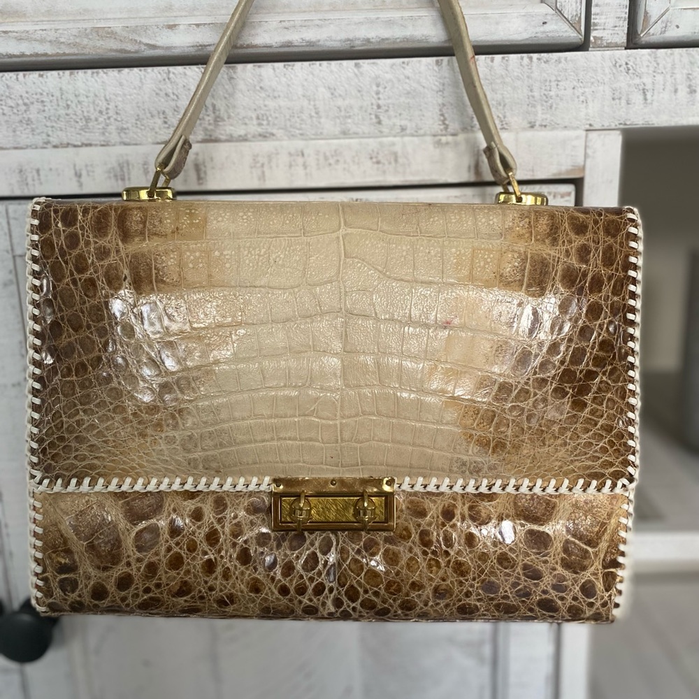 Alligator Leather Purse vintage